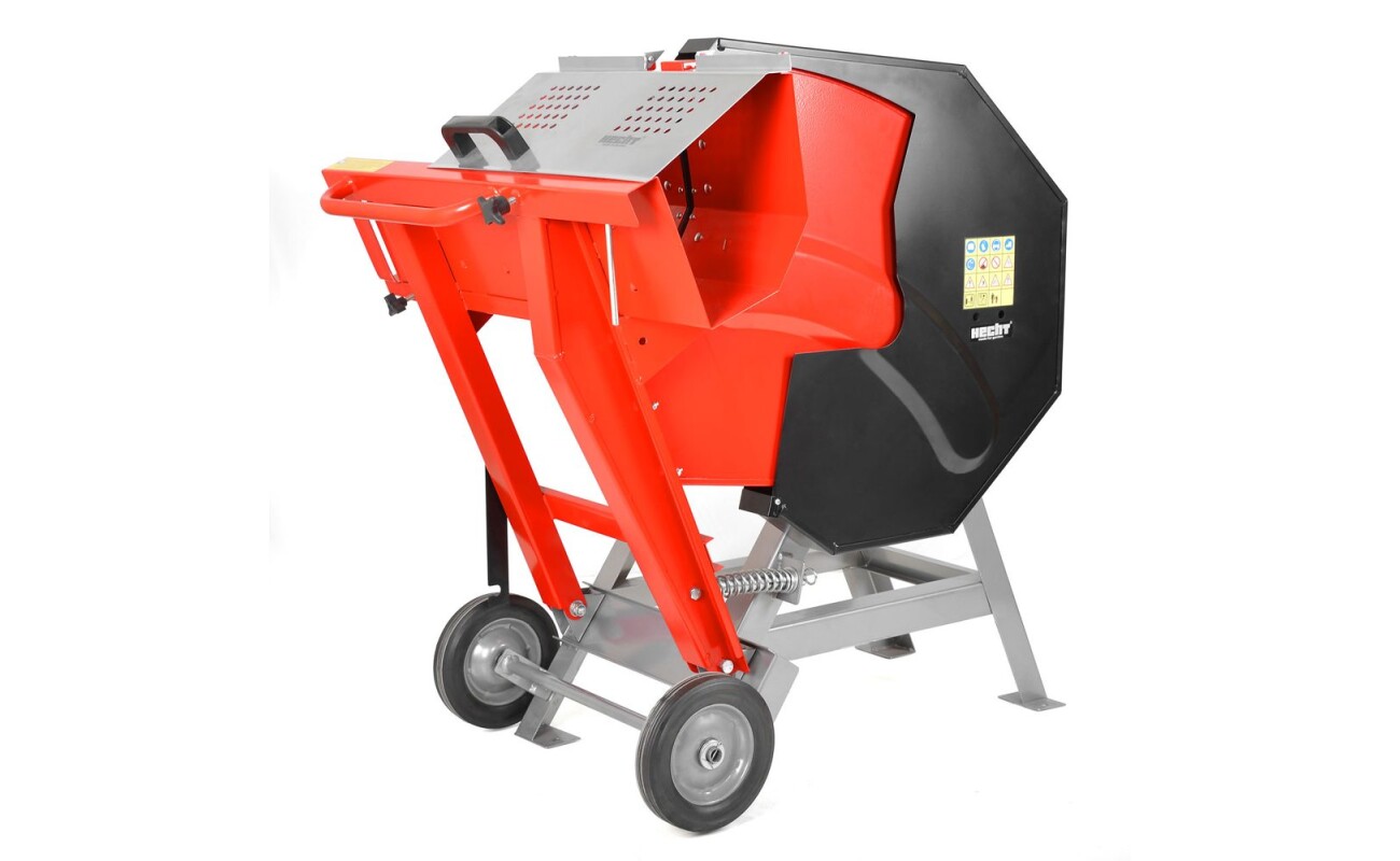 Electric circular saw for wood with power 2800W. Maximum wood diameter 17 cm. Blade diameter 505 mm. Weight 64 kg. Easy to use.