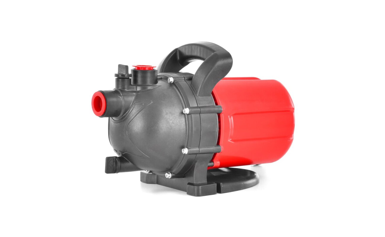 Electric powered surface garden pump with plastic chassis. Power input 800 W