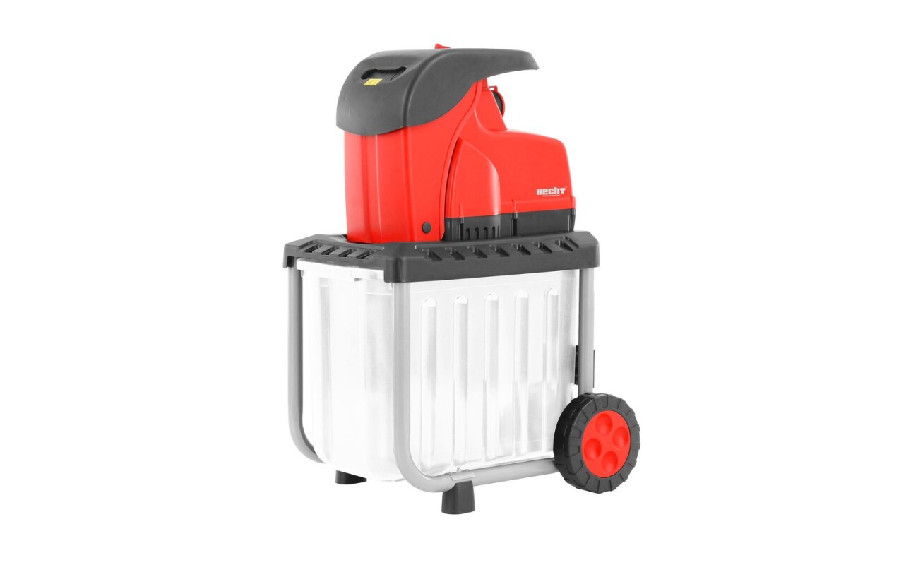 Electric powered garden shredder with power input 2800 W.&nbsp;Suitable for cutting branches of up to 4
