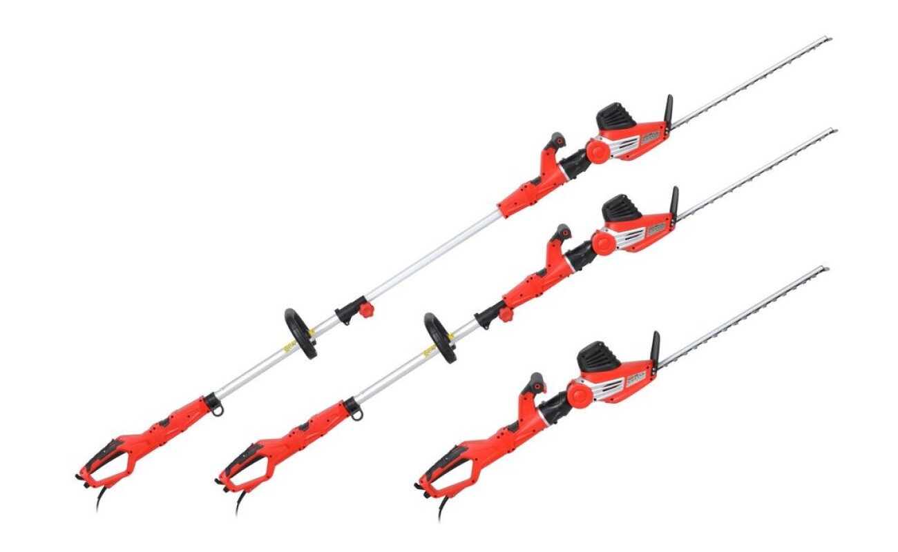 Electric powered hedge trimer with power input 750 W&nbsp;and bar length 51 cm. Maximal cutting&nbsp;diameter 28 mm. Telescopic 2