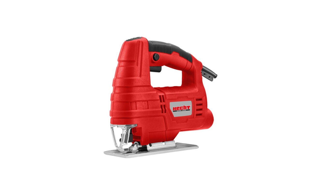 Electric jig saw. Power: 500 W. No-load speed: 3000 rpm. Cutting depth: 55 mm (wood)