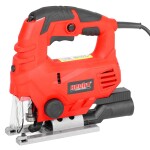 <p>Electric jigsaw with power 800 W. No-load speed 0 - 3100 rpm. Cutting depth 80 mm (wood)