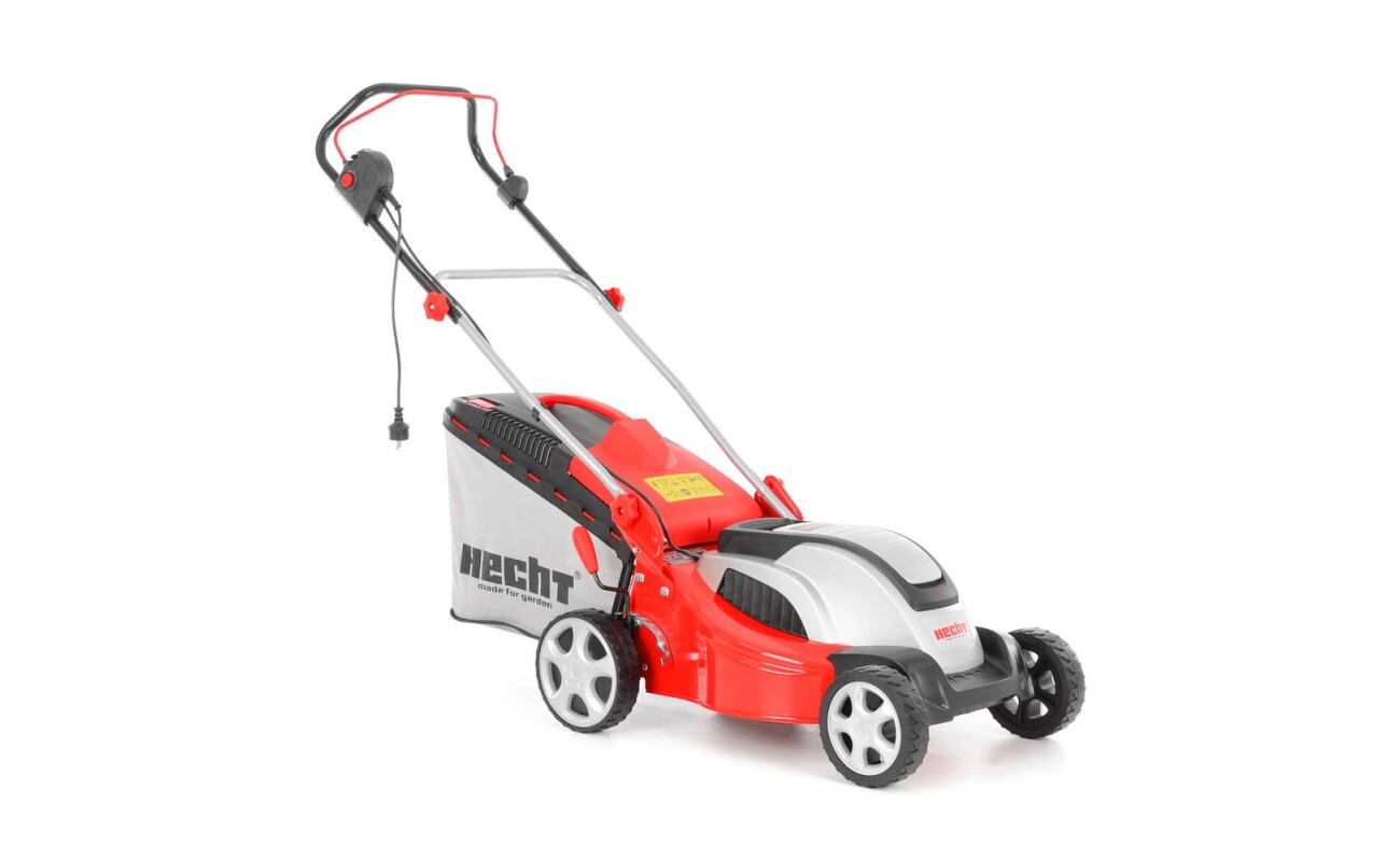 Electric lawn mower. Working width: 41 cm. Power input 1600 W. Collecting box: 50 l.