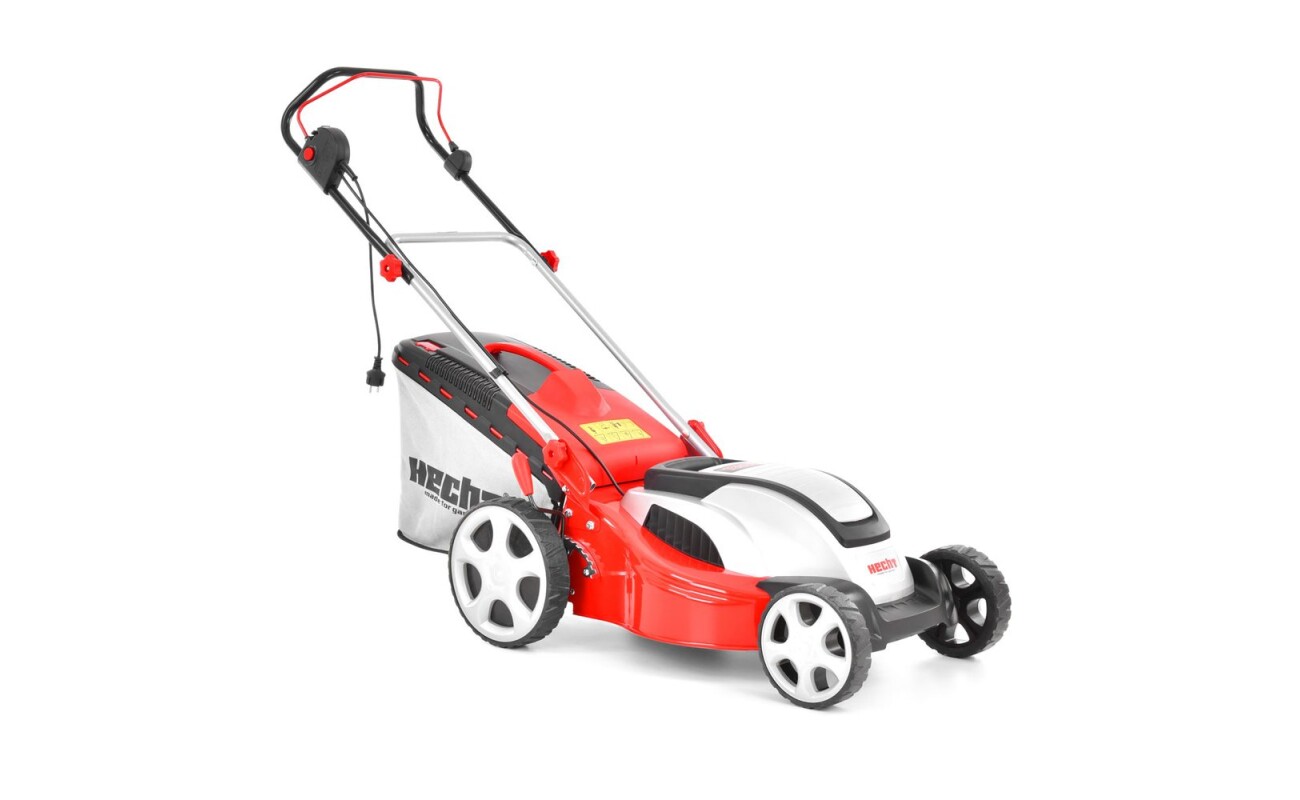 Electric lawn mower. Working width: 46 cm. Power input 1800 W. Collecting box: 60 l.