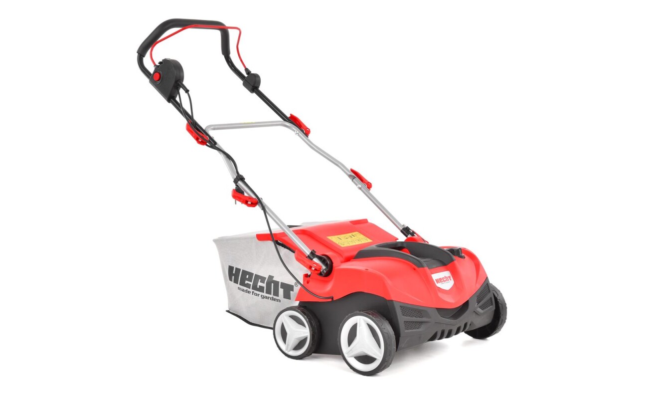 Electric scarifier with a range of 38 cm. Power consumption 2000 W. Basket volume 45 l. Suitable for areas up to approx. 1200 m2 with 26 steel knives.