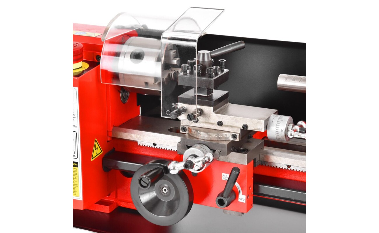workpiece diameter up to 180 mm. Cross / combined feed: 65 / 55 mm.