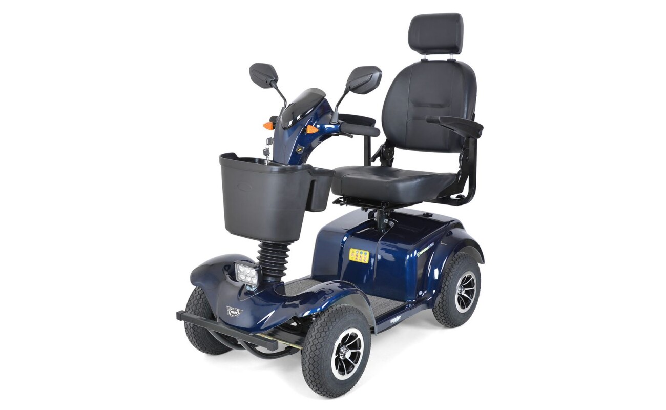 Electric scooter for the elderly people and people with reduced mobility. Motor 500 W