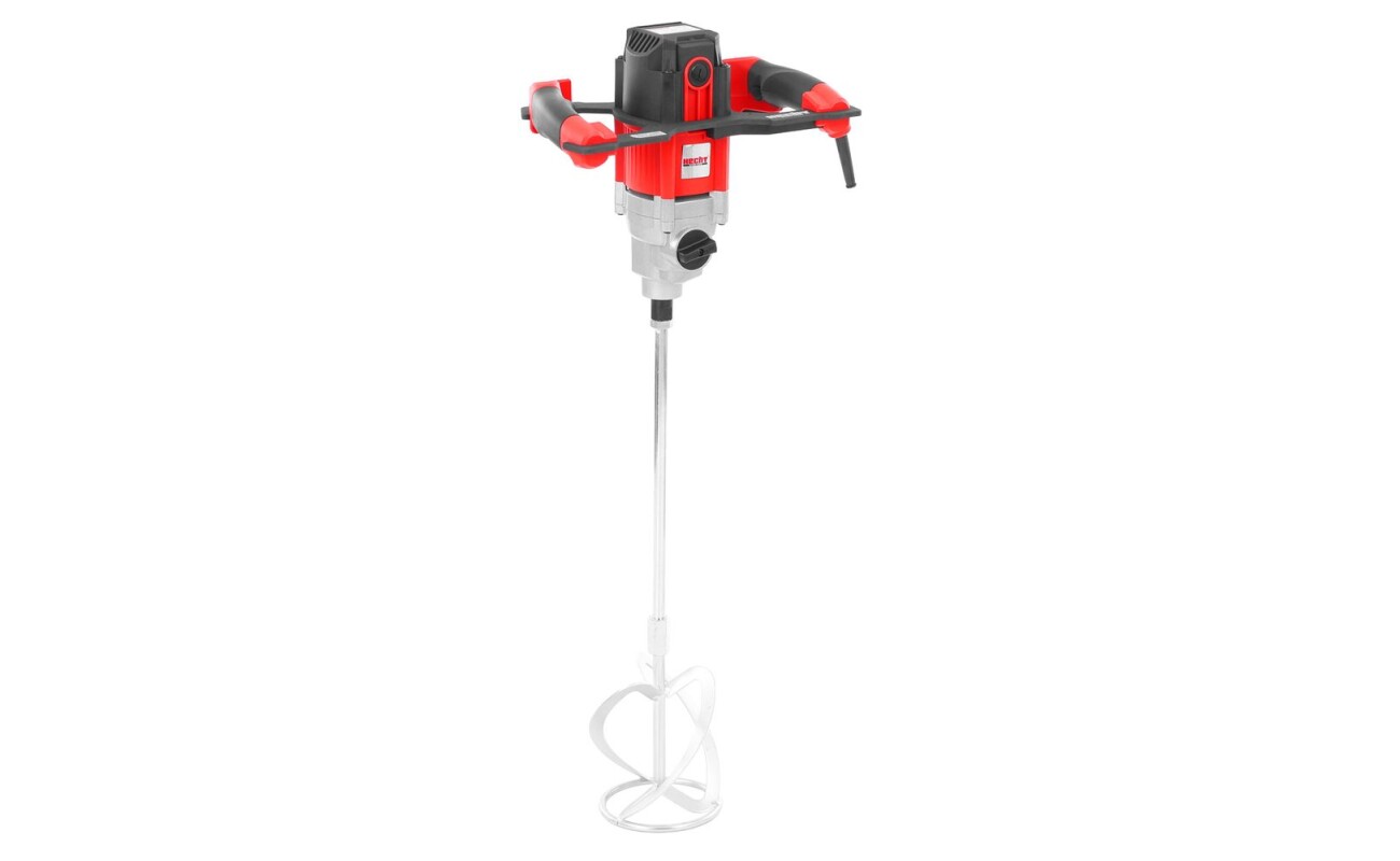 Power consumption 1800 W. Two-speed gearbox. Continuously adjustable speed. Soft start. Tool diameter 140 mm.