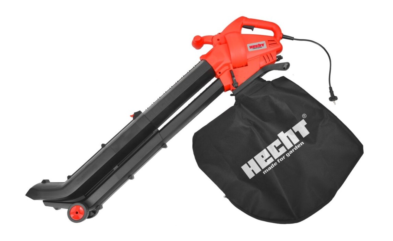 Electric vacuum cleaner / leaf blower with a power input of 3000W. Collection basket 45l. Air speed up to 275km / h. Weight 4.4kg.