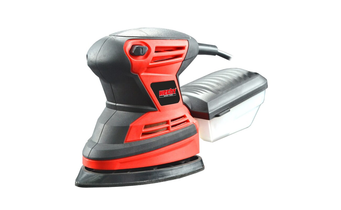 Electric vibrating grinder with 220 W power. Grinding plate 140 x 80 mm. Speed without load 13000 rpm. Weight 2 kg.