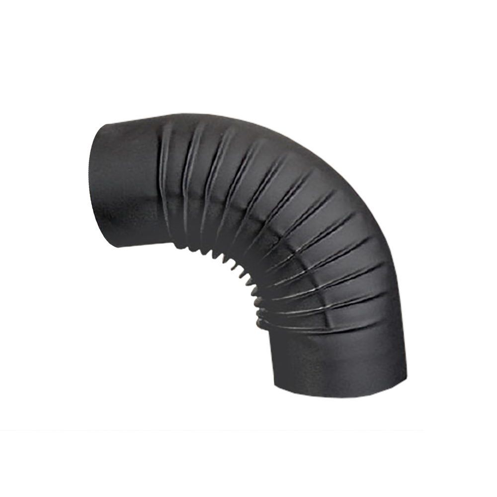 Flue elbow - HECHT PIPE CURVE Flue elbow. Diameter 120 mm. Made in Europe.