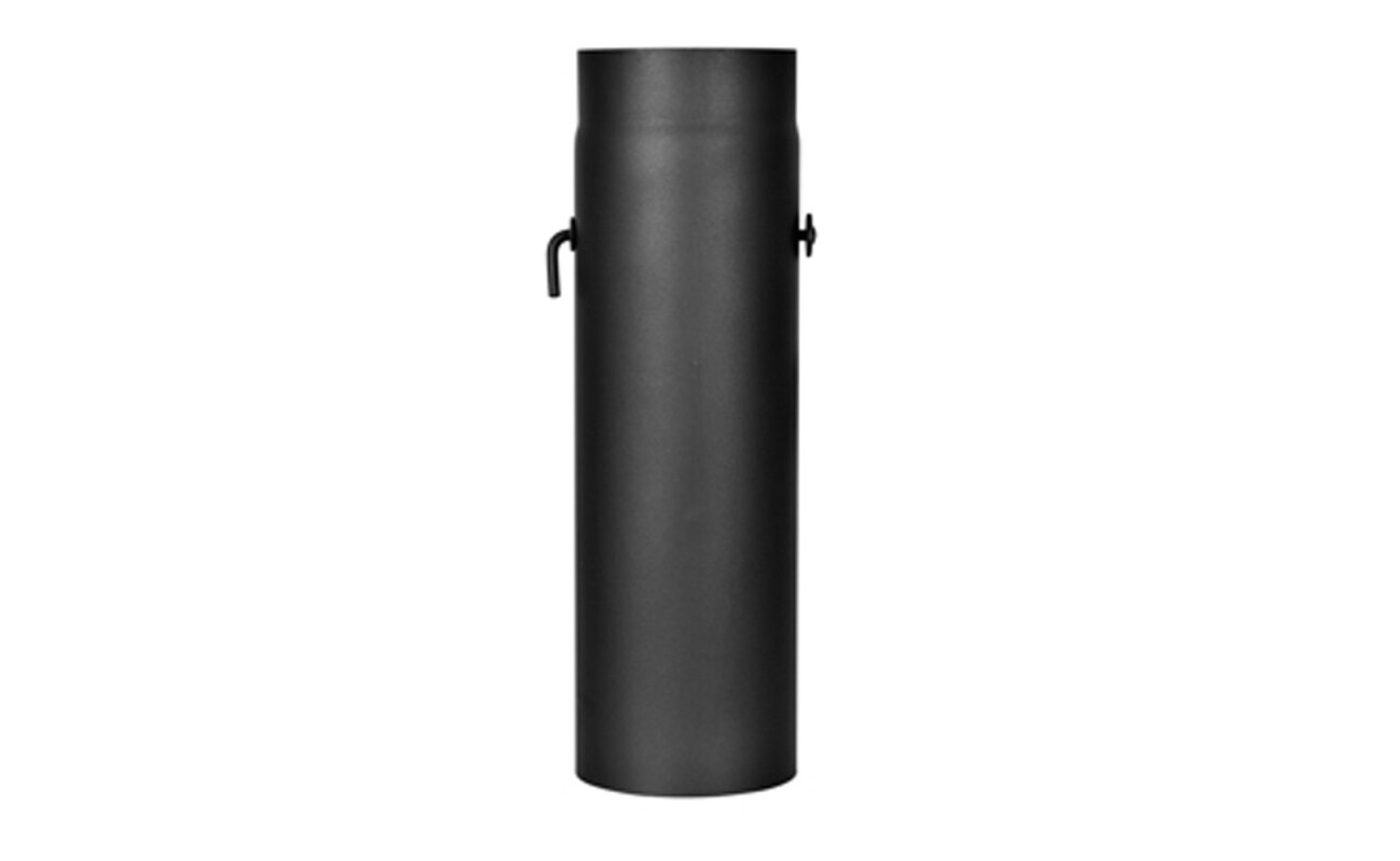 Flue pipe with dumper.