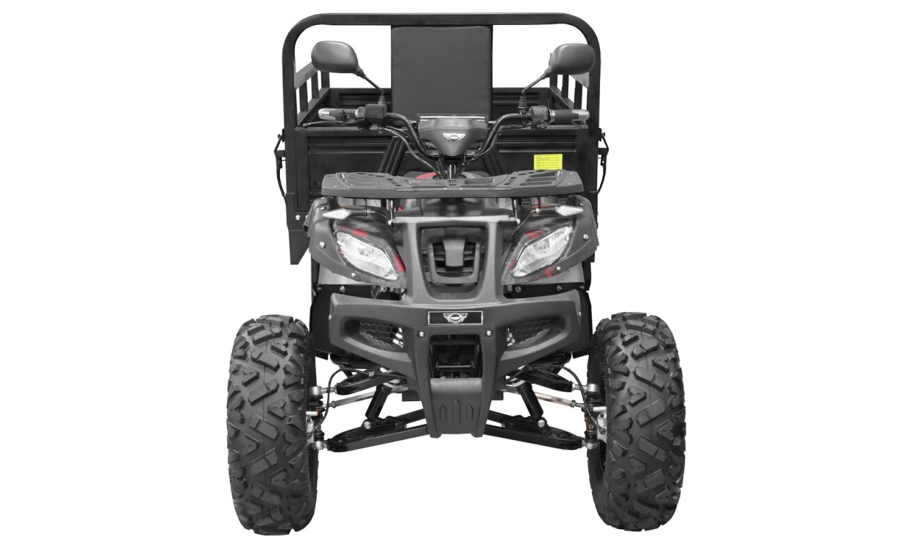 it can handle demanding tasks and gradients up to 30°. The spacious 120 x 110 x 35 cm body allows the transport of larger loads