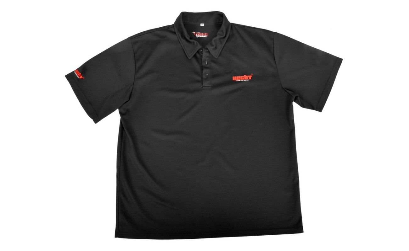 Functional t-shirt HECHT. Size M. Functional t-shirt with short sleeves and a collar. Material polyester.