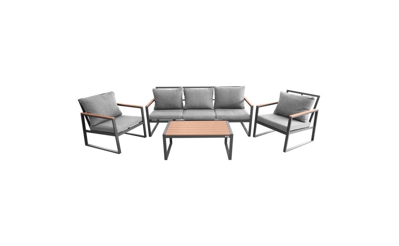 The HECHT MARBELA garden set includes a table