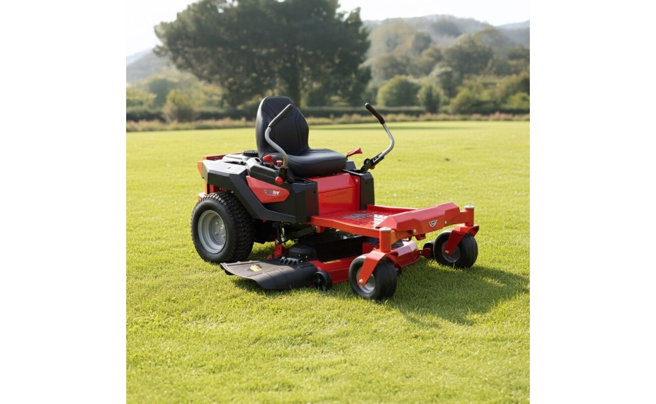 107 cm cutting width and extreme manoeuvrability for fast mowing of large areas.