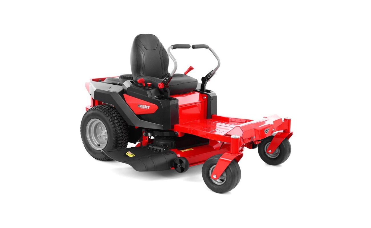 The HECHT 5108 is a powerful zero-turn garden rider with a Loncin 16.8 HP engine