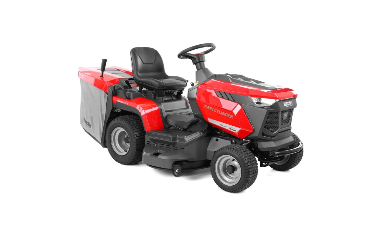Powerful twin-cylinder garden tractor for large areas.