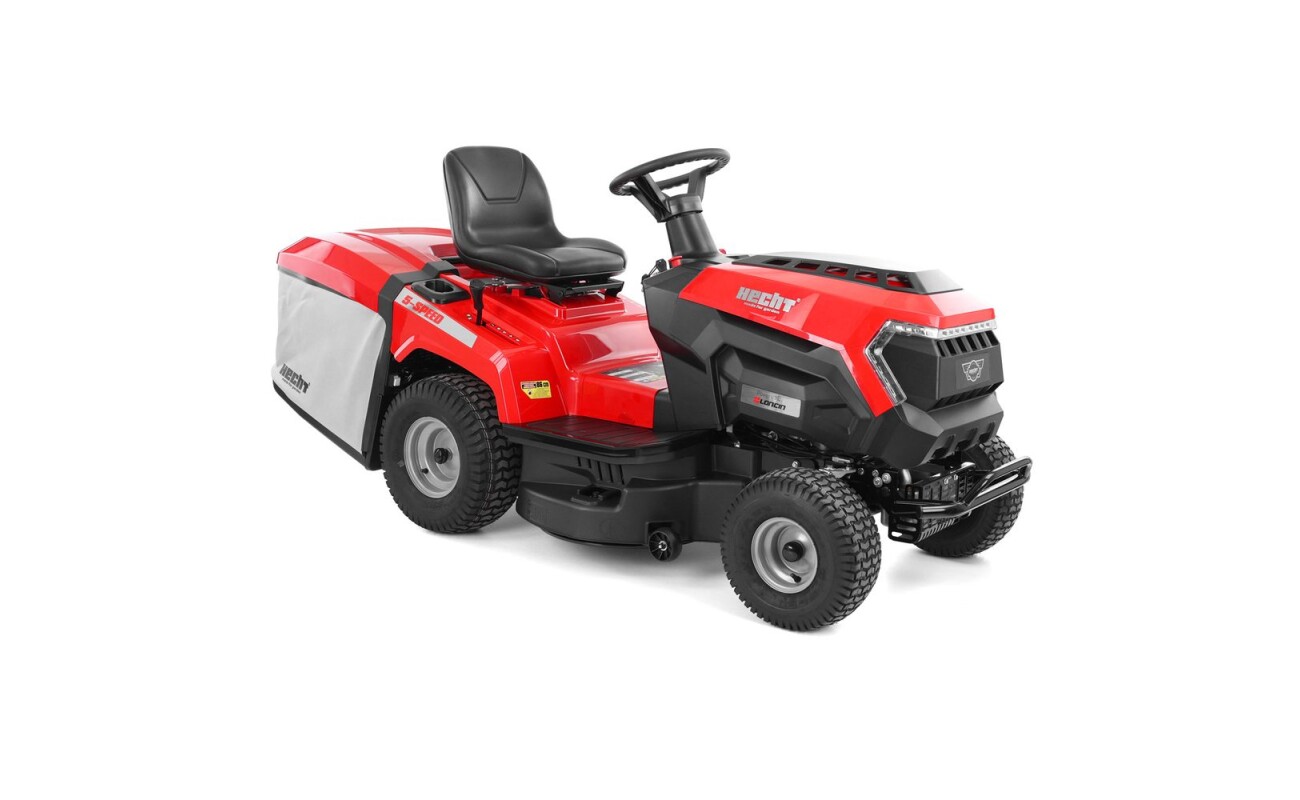 The HECHT 5286 Garden Tractor is the ideal choice for efficiently mowing larger grassy areas. With an 86 cm cutting width