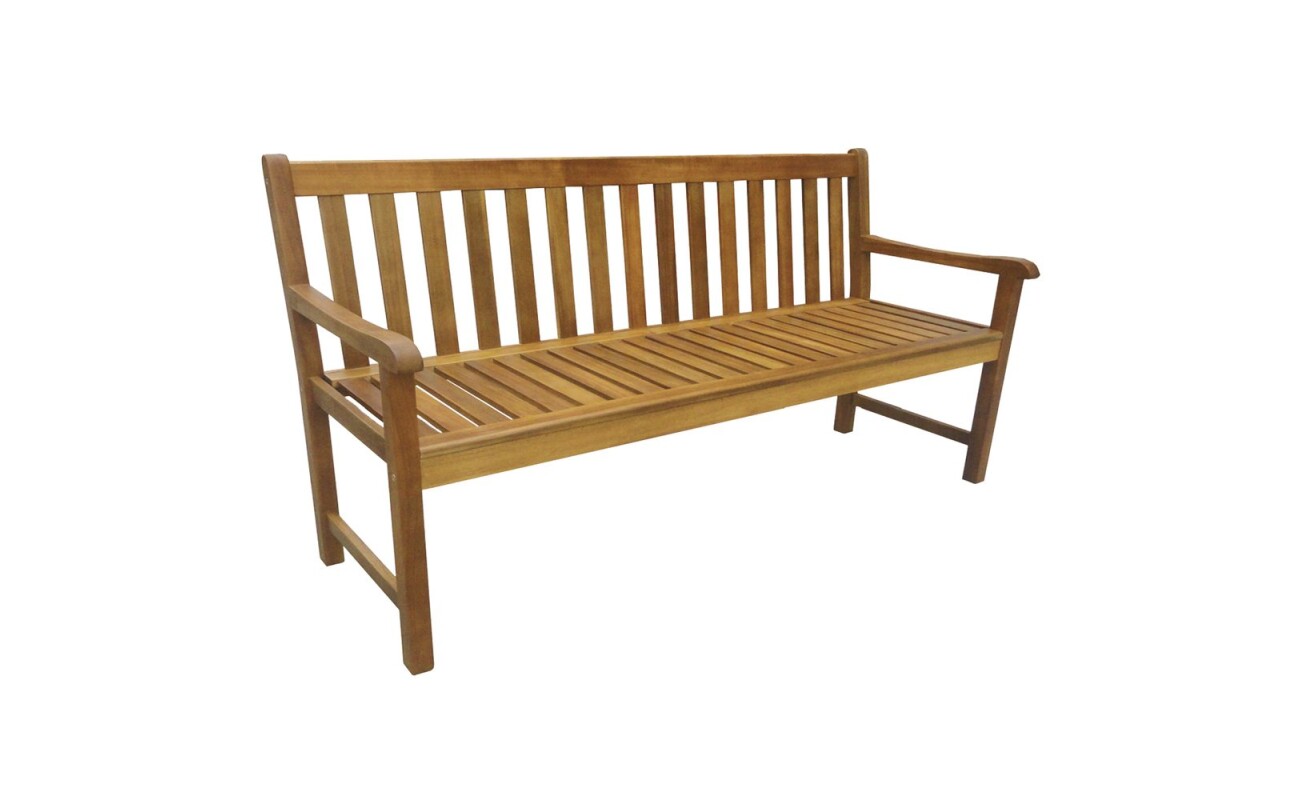 Acacia hardwood garden bench. Load capacity 300 kg.