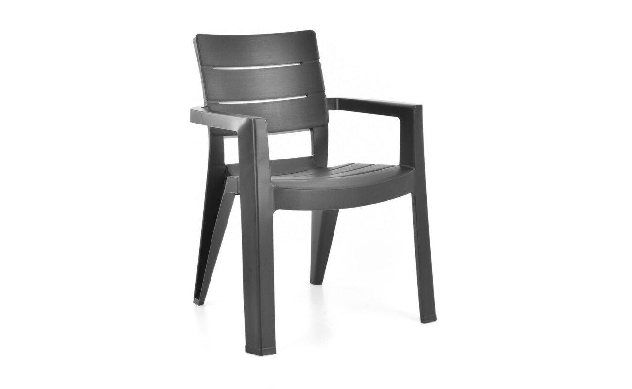 Garden chair made of reinforced plastic.