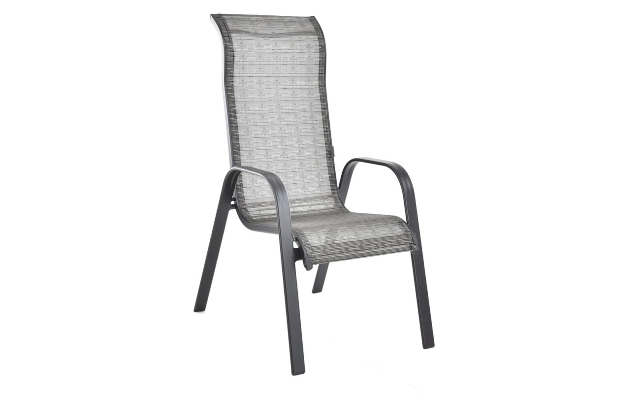 Made of steel-aluminum profiles with Komaxit surface treatment. Suitable for exteriors and interiors. Max. load capacity 120 kg. W 57 × D 86 × H 111 cm.