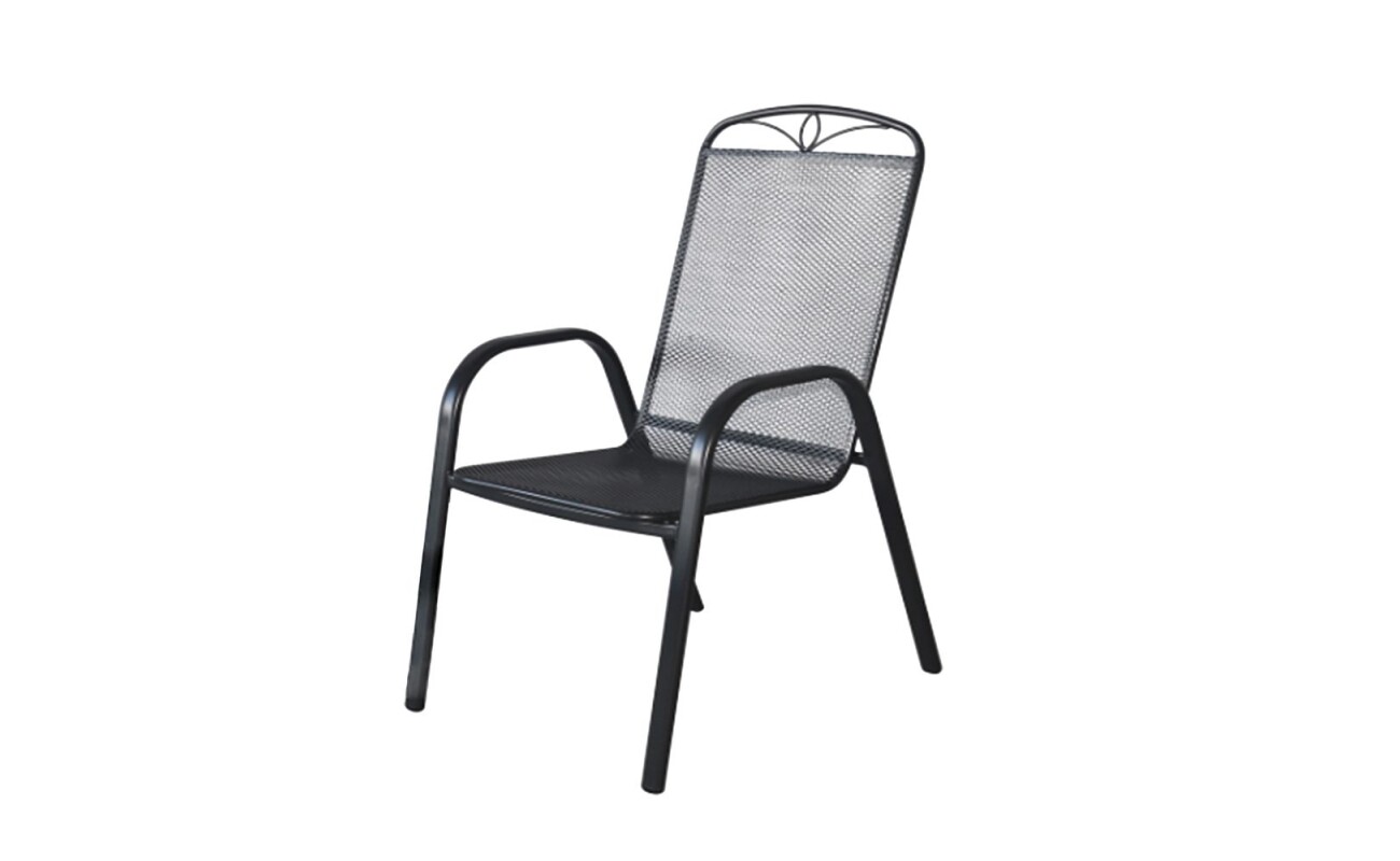 Made of expanded metal with a base layer applied by catalysis and Komaxit surface treatment. Not suitable for use in humid environments. Max. load capacity 120 kg. W 56 × D 72 × H 99.5 cm.
