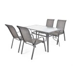 <p>Aluminium construction and tempered glass. Suitable for covered garden areas.</p>