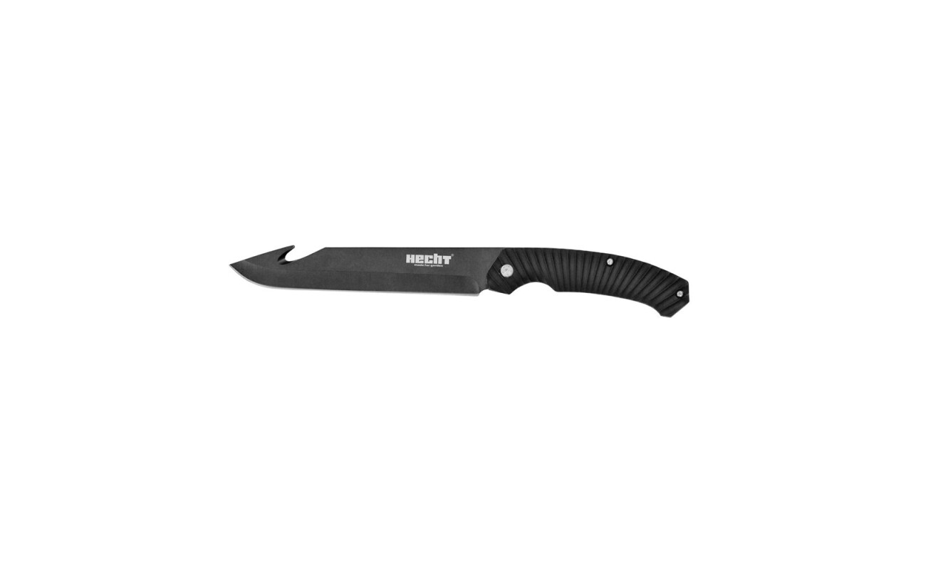 Garden knife with hook. Total length of the knife: 35 cm. Blade lenghth 19 cm. Nylon case.