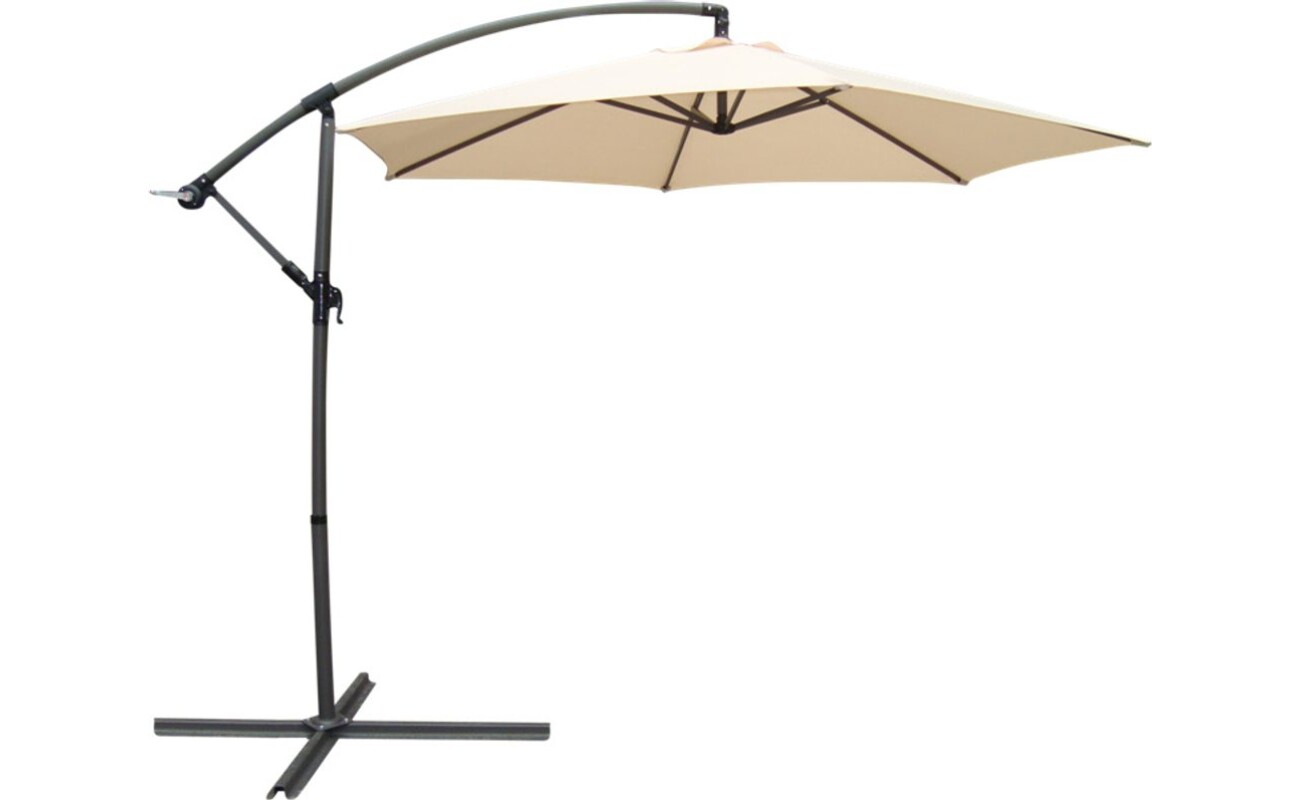 Garden parasol.&nbsp;Diameter: 250 cm No. of struts: 6 Diameter of rod rack: 4
