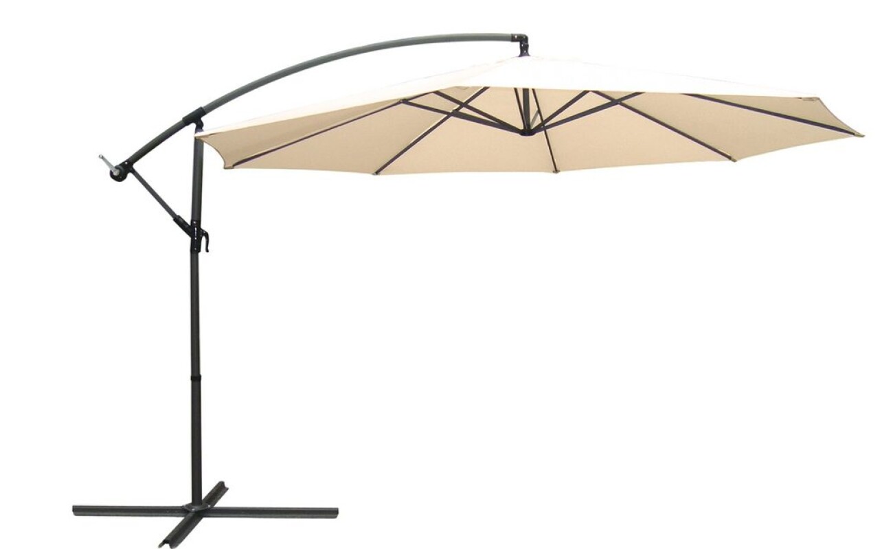 Garden parasol. Alu frame and struts.&nbsp;Diameter: 300 cm No. of struts: 8 Diameter of rod rack: 4
