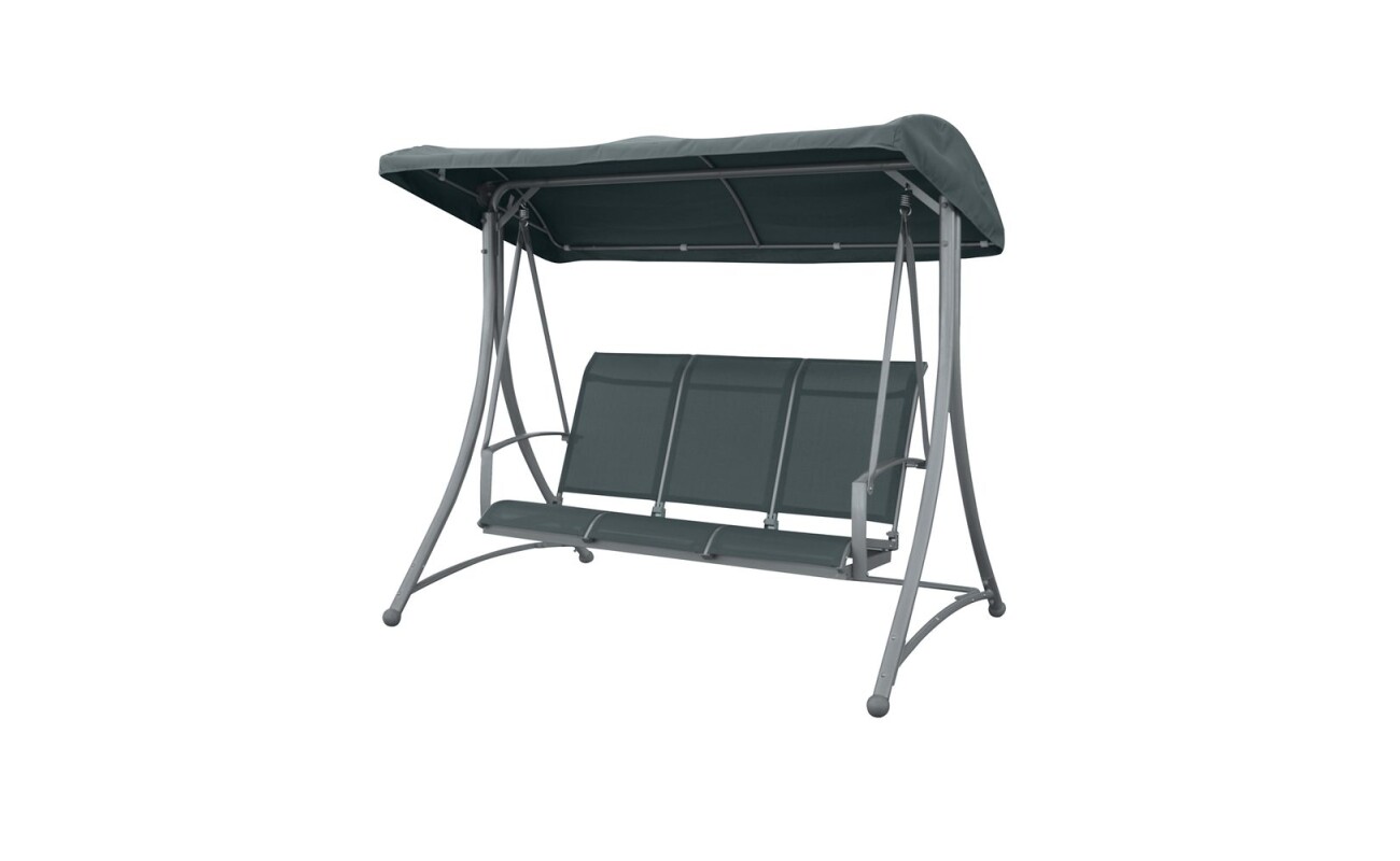 Garden rocking chair. Dimensions (L x W x H): 130 x 185 x 170 cm. Quality steel tubes