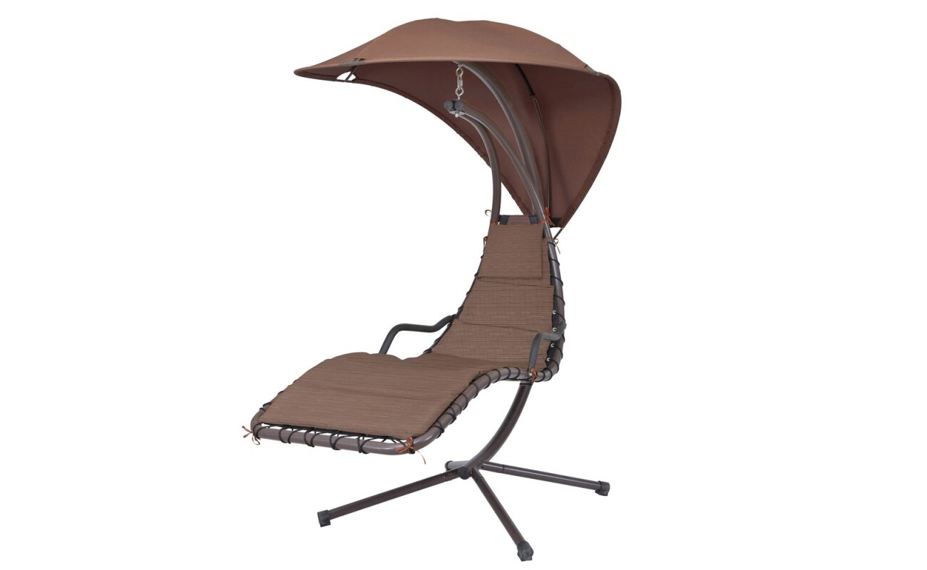 Design rocking chair with a roof