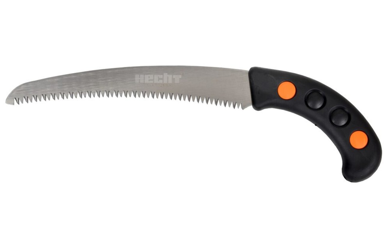 Garden saw. Length 10". Belt hanger with case.