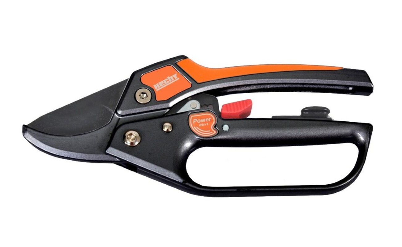 Step ratchet Secateurs. You can easily cut even strong branches with minimal force. Max. cutting diameter 24 mm.