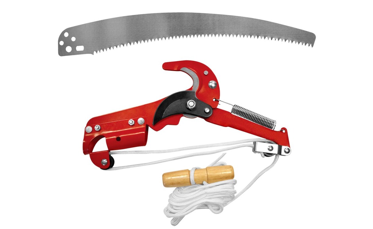 Scissors for trimming branches and tall trees