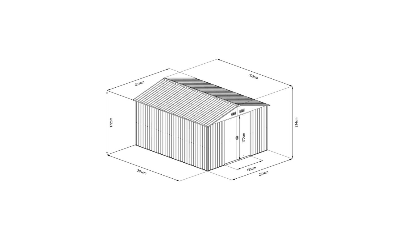 high-quality waterproof garden shed