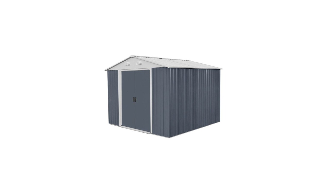 Garden house made of sheet steel. 20% stronger material than most competing products.