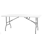 <p>Folding garden table made of steel-aluminium profiles with comaxite finish. The table surface is made of highly durable plastic. Board thickness 4 cm.</p>