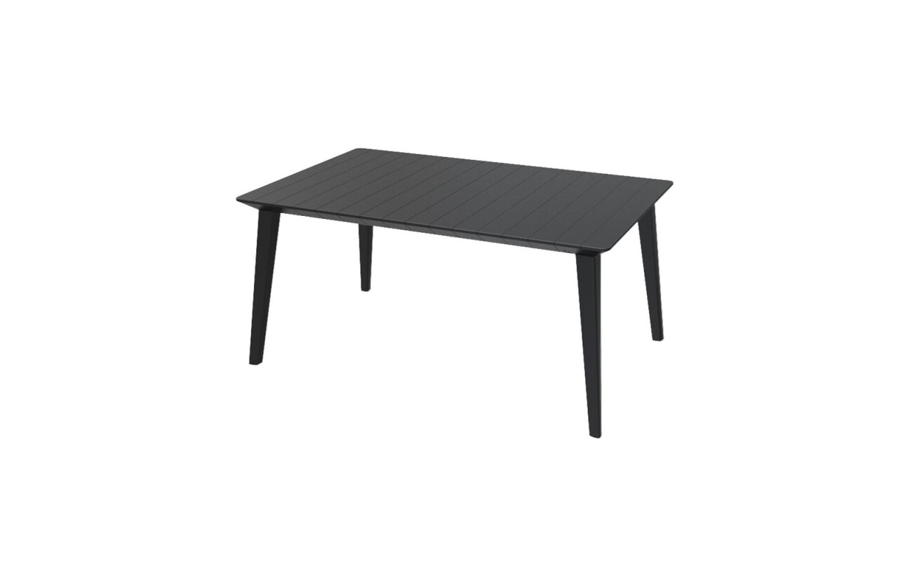 Garden table made of reinforced plastic.