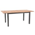 <p>Made of aluminum profiles and acacia wood. Suitable for exteriors and interiors