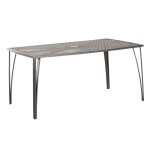 <p>Made of expanded metal with a base layer applied by catalysis and Komaxit surface treatment. Not suitable for use in humid environments. W 153 × D 96 × H 73 cm.</p>