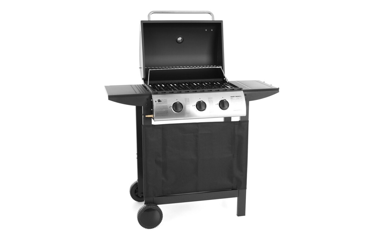 Propane-butane gas grill. 3 main burners