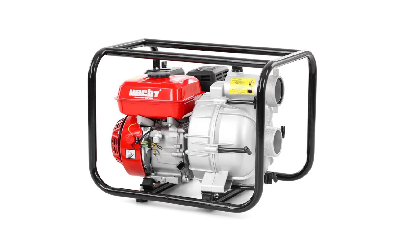 The high-performance HECHT 3681 gasoline water pump is an ideal solution for quickly pumping large volumes of contaminated water. With its robust construction and powerful motor