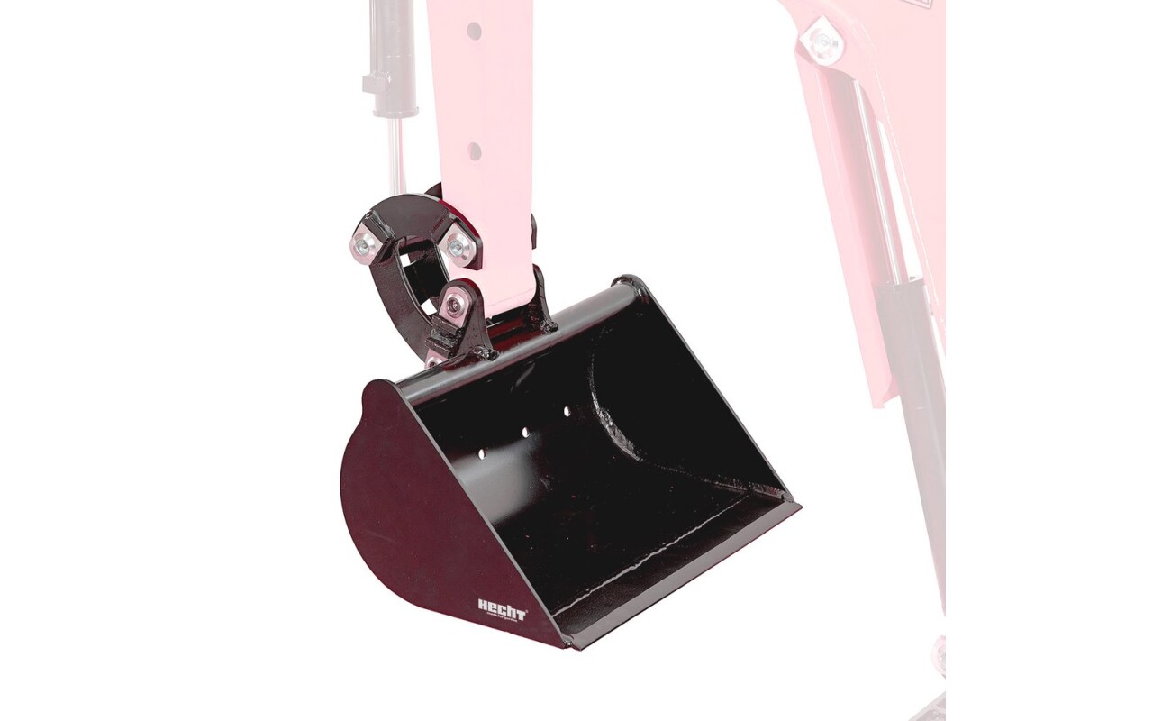Robust grading bucket with 50 cm width for HECHT mini excavators