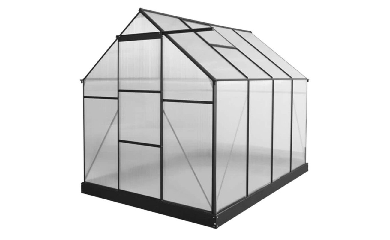 HECHT GREENHOUSE I garden greenhouse measuring 250 × 190 × 195 cm with a 4.8 m² area