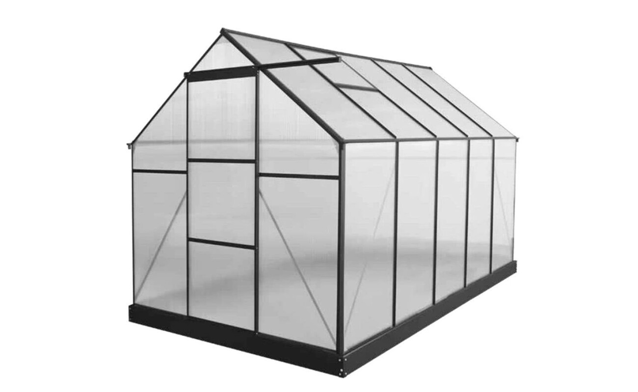 HECHT RANCHER II garden greenhouse measuring 311 × 190 × 195 cm with a growing area of 5.91 m²