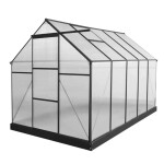 <p>HECHT RANCHER II garden greenhouse measuring 311 × 190 × 195 cm with a growing area of 5.91 m²