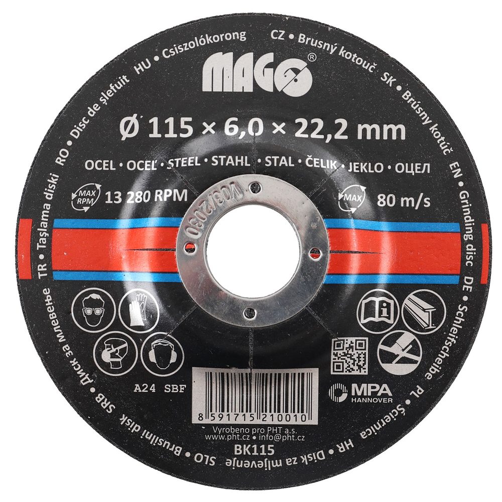 Grinding Disc for Metal 125x6x22.2 mm Grinding Disc for Metal 125x6x22.2 mm - Image 1
