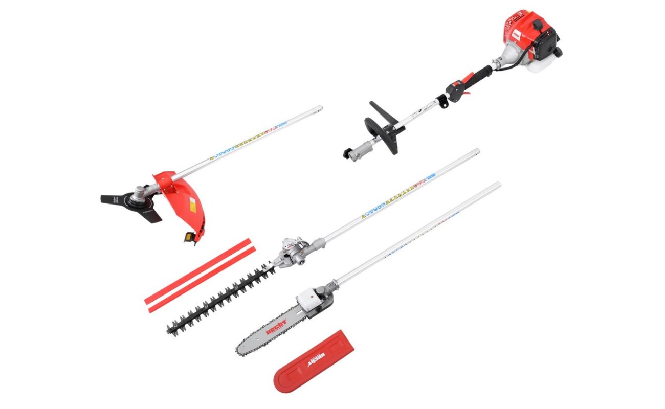 Multifunction machine with engine with a&nbsp;displacement of 26 cm3. Can be converted to lawn cutter